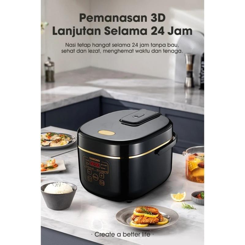 Samono Digital Rice Cooker Low Sugar 1.8 Liter