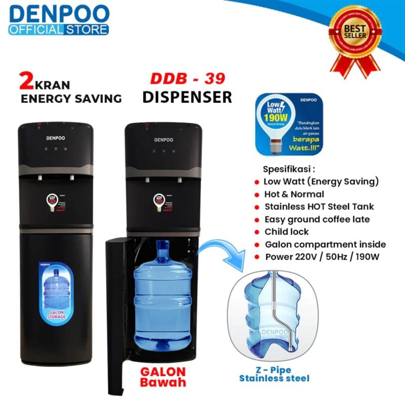 Denpoo Dispenser Galon Bawah DDB 39 190 Watt