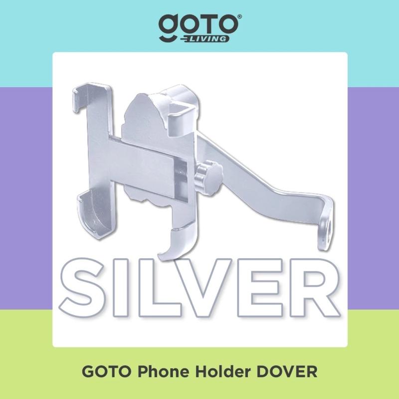 Goto Stand Phone Holder Dudukan HP Sepeda Motor - Silver