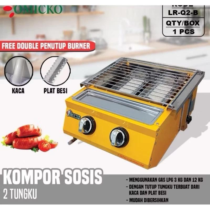 Omicko Kompor Panggangan 2 Tungku