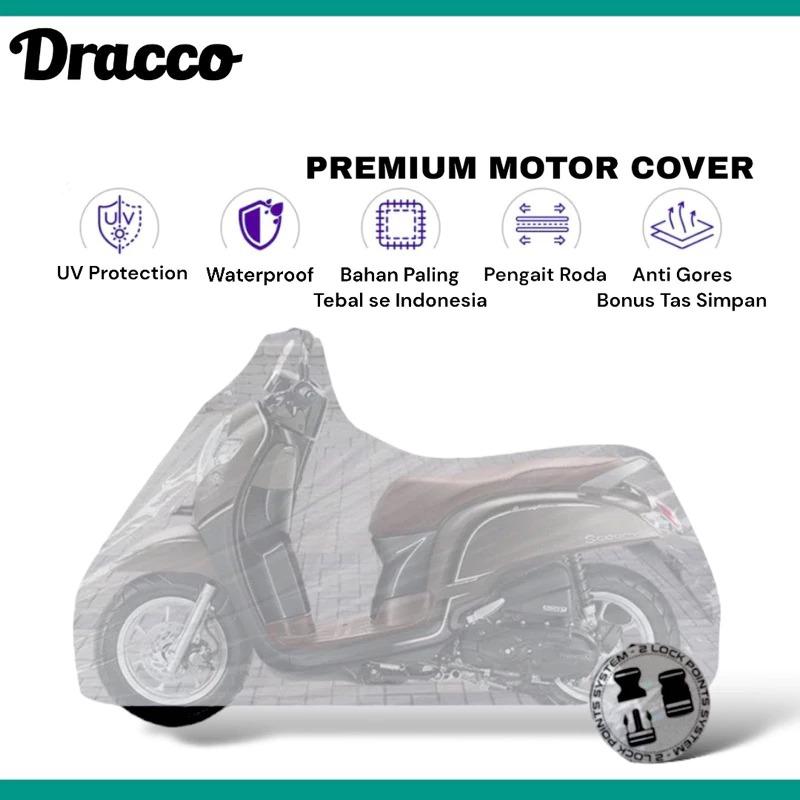Dracco Cover Motor Waterproof Transparan - Medium