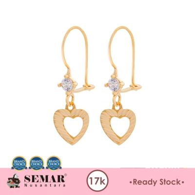 Anting Emas Delvia Love Gold 17K Semar Nusantara