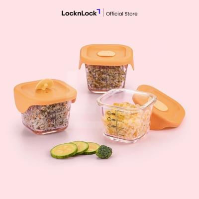 LocknLock Wadah MPASI Baby 3 Pcs LLG519S3