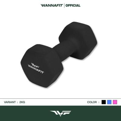 WannaFit Dumbbell Barbel 3 kg - Hitam