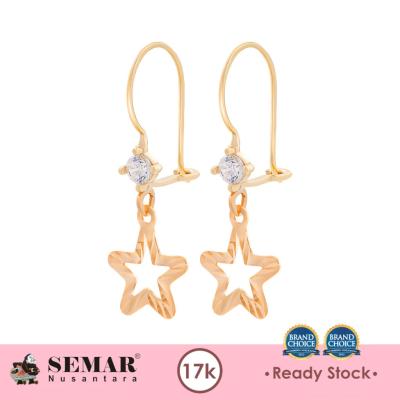 Anting Emas Delvia Star Gold 17K Semar Nusantara