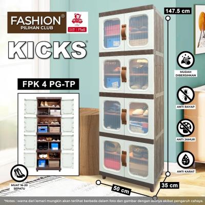 Club Rak Sepatu Plastik PG Susun 4