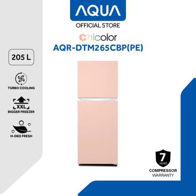 Aqua Kulkas 2 Pintu 205 Liter AQR-DTM265CBP(PE)