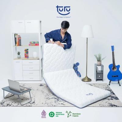 TURU Kasur Lipat 90 x 200 x 10 cm - Kekerasan: Medium Firm
