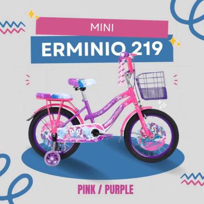 Ermino Sepeda Anak Putri 4-6 Tahun 16 Inch Pink-Ungu
