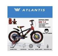 BMX Atlantis Sepeda Anak 5-7 Tahun 16 Inch Merah